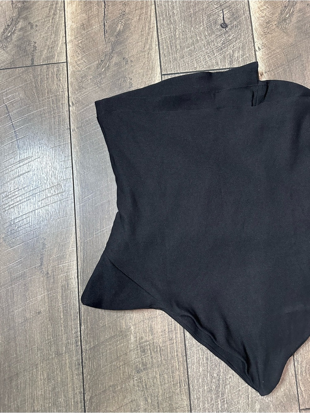 Zara Asymmetrical Strapless Top