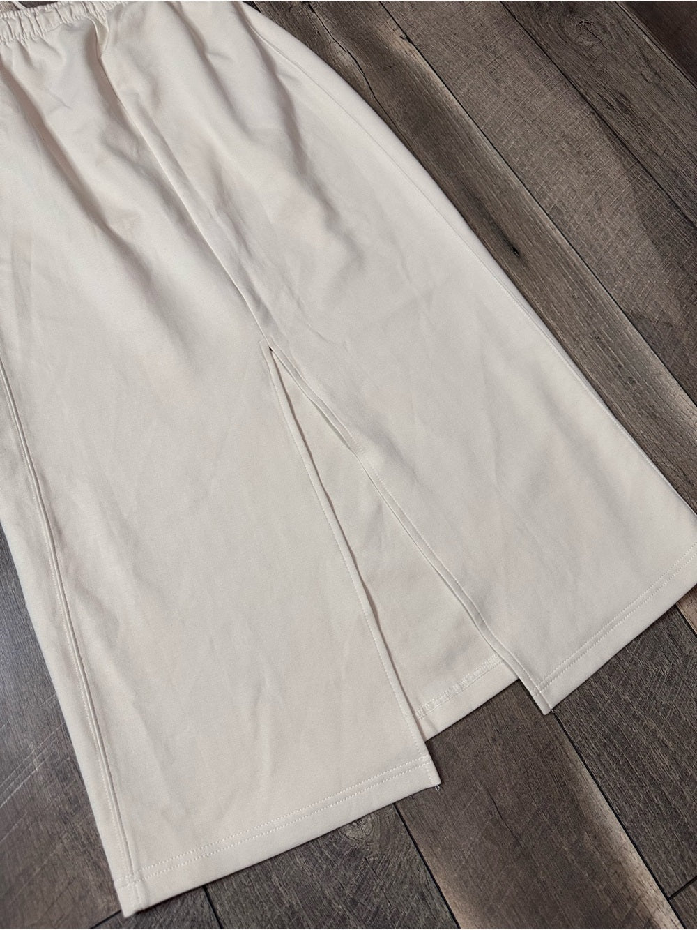 Zara Cream Midi Skirt
