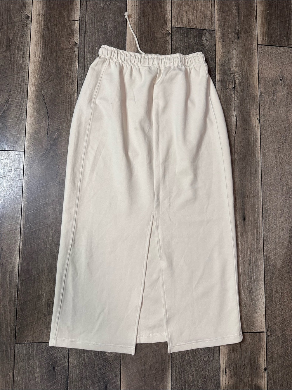 Zara Cream Midi Skirt