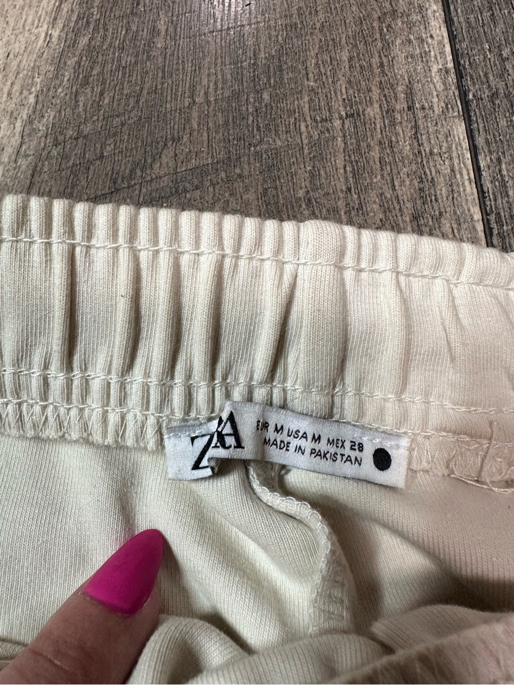 Zara Cream Midi Skirt