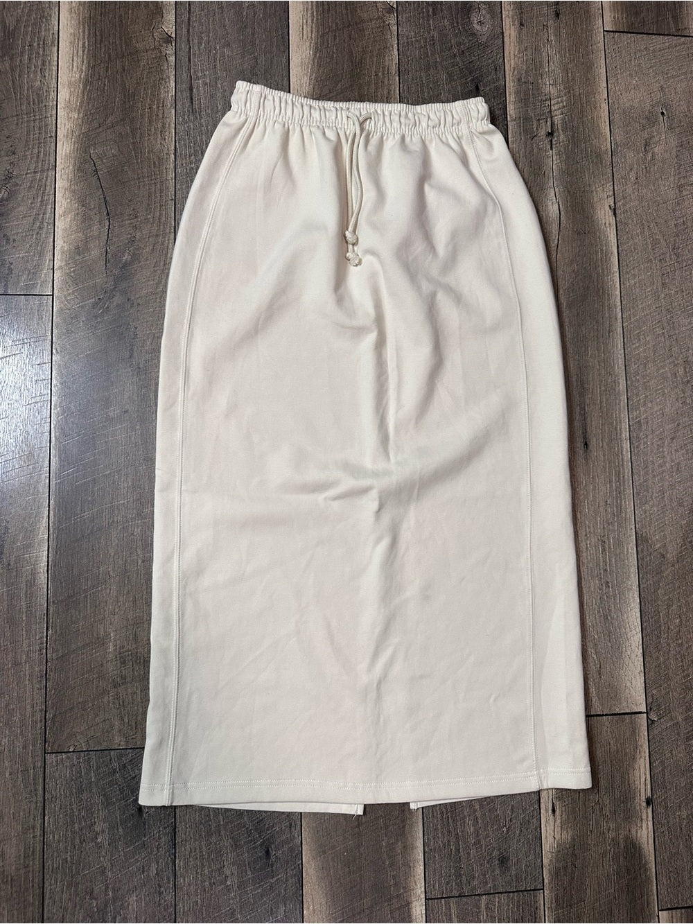 Zara Cream Midi Skirt