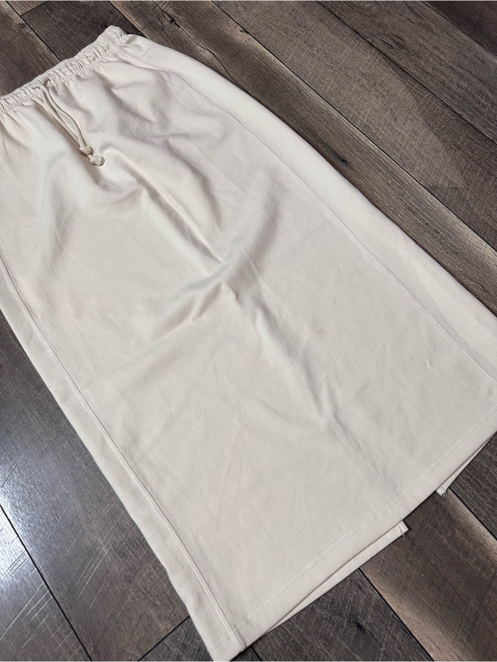 Zara Cream Midi Skirt