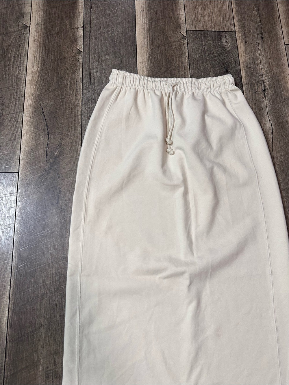 Zara Cream Midi Skirt
