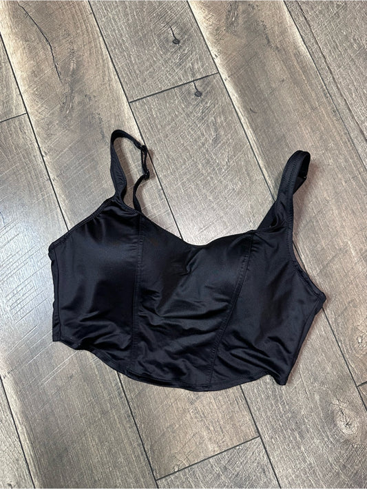 PINK Victoria’s Secret Black Corset Top
