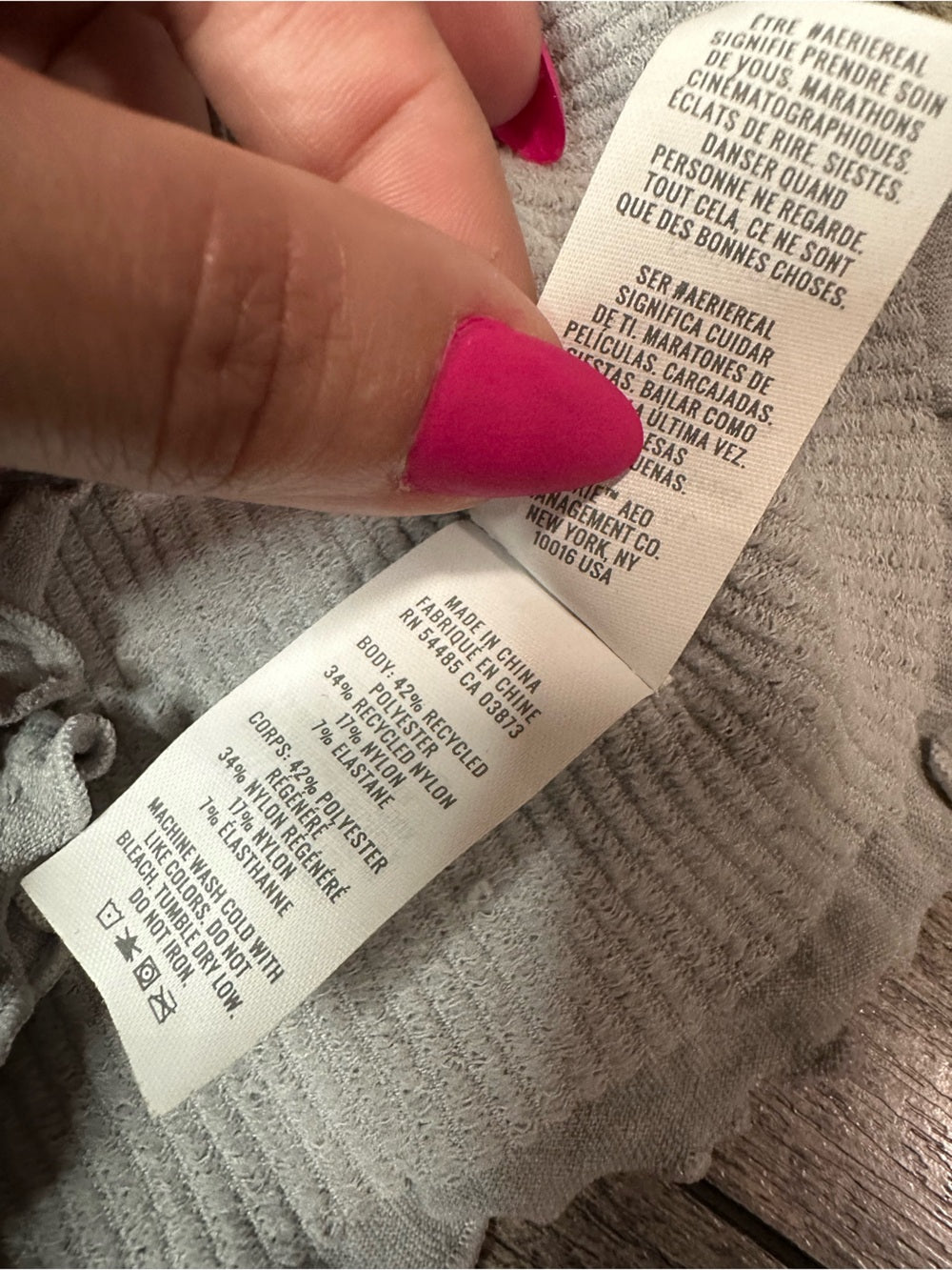 Aerie Ribbed Crop Tank