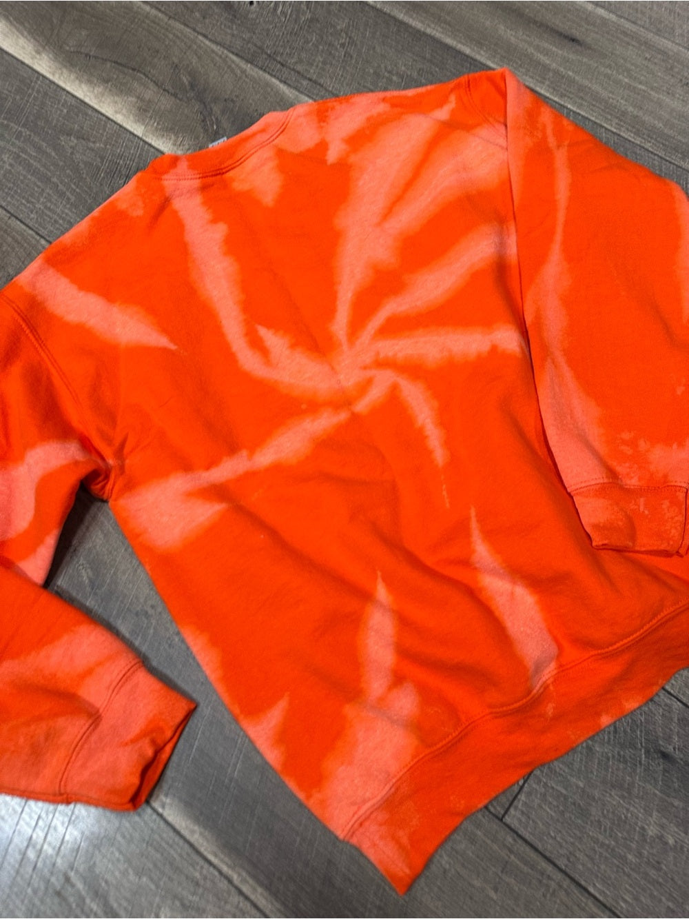 Gildan Pumpkin Tie Dye Crewneck