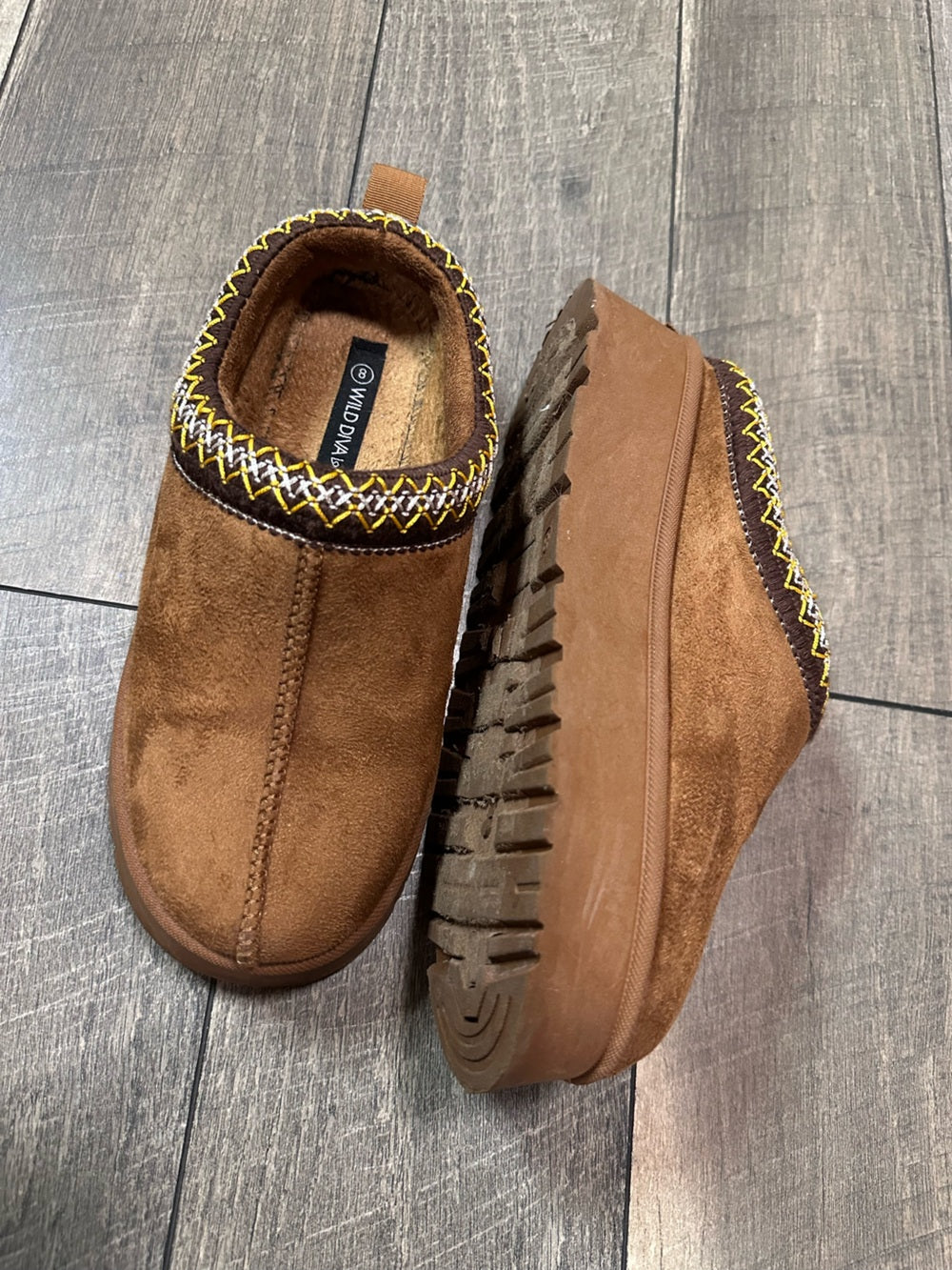 Wild Diva Platform Slippers