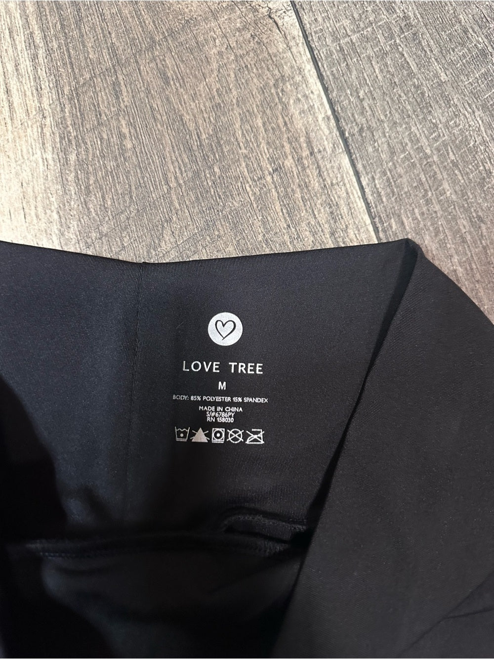 Love Tree Black Yoga Pants