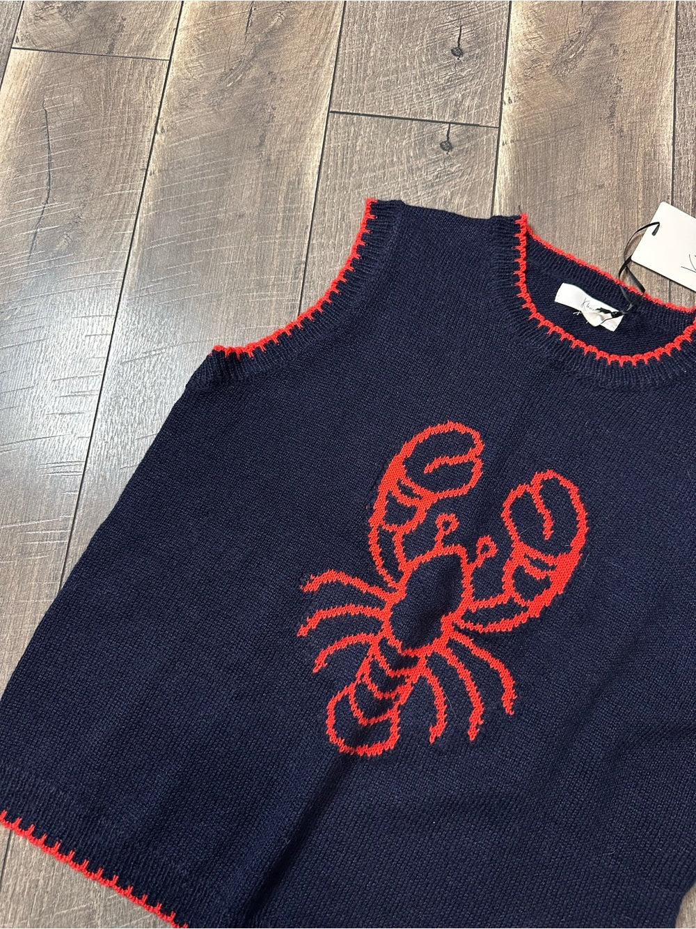 Klesis Lobster Sleeveless Sweater Vest