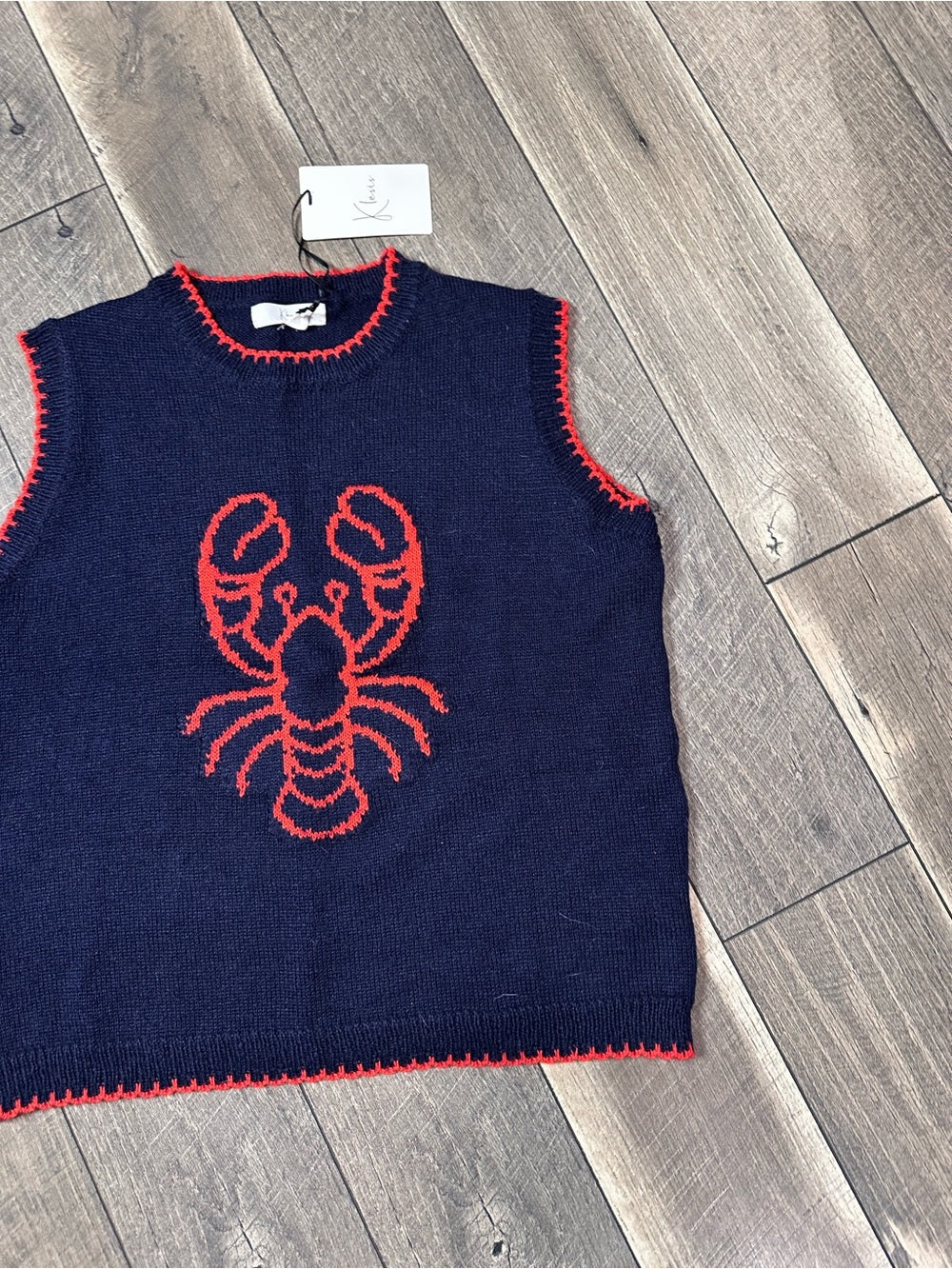 Klesis Lobster Sleeveless Sweater Vest