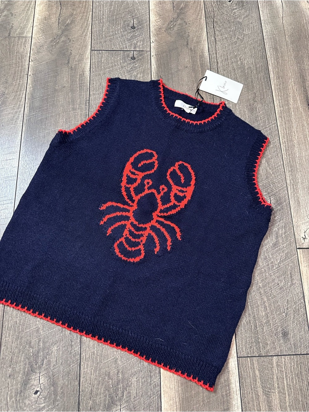 Klesis Lobster Sleeveless Sweater Vest