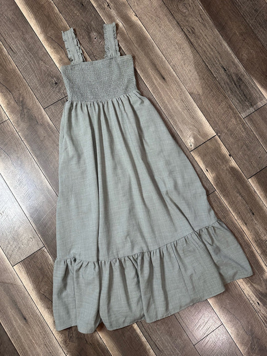 Listicle Eucalyptus Maxi Dress