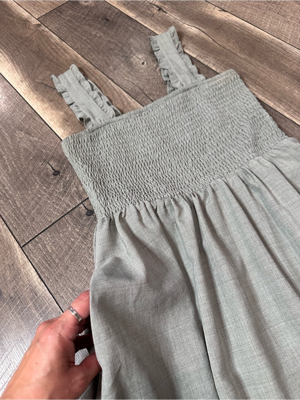 Listicle Eucalyptus Maxi Dress