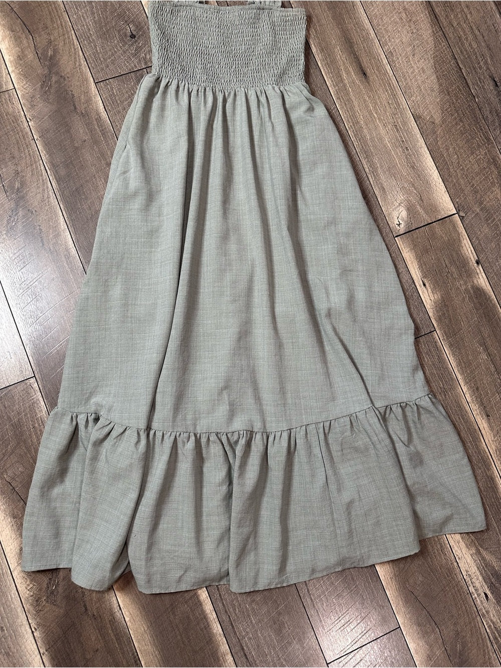 Listicle Eucalyptus Maxi Dress
