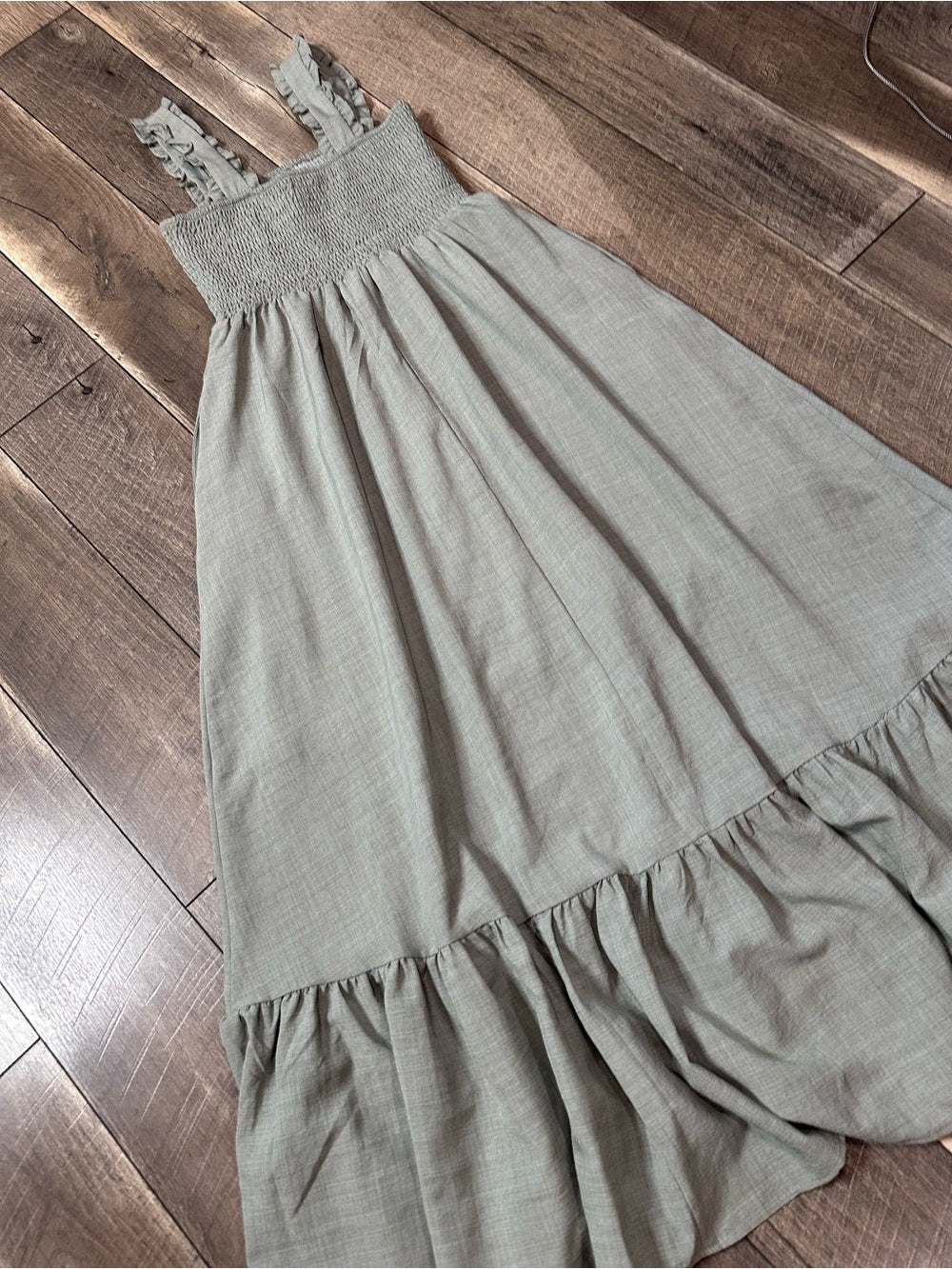 Listicle Eucalyptus Maxi Dress