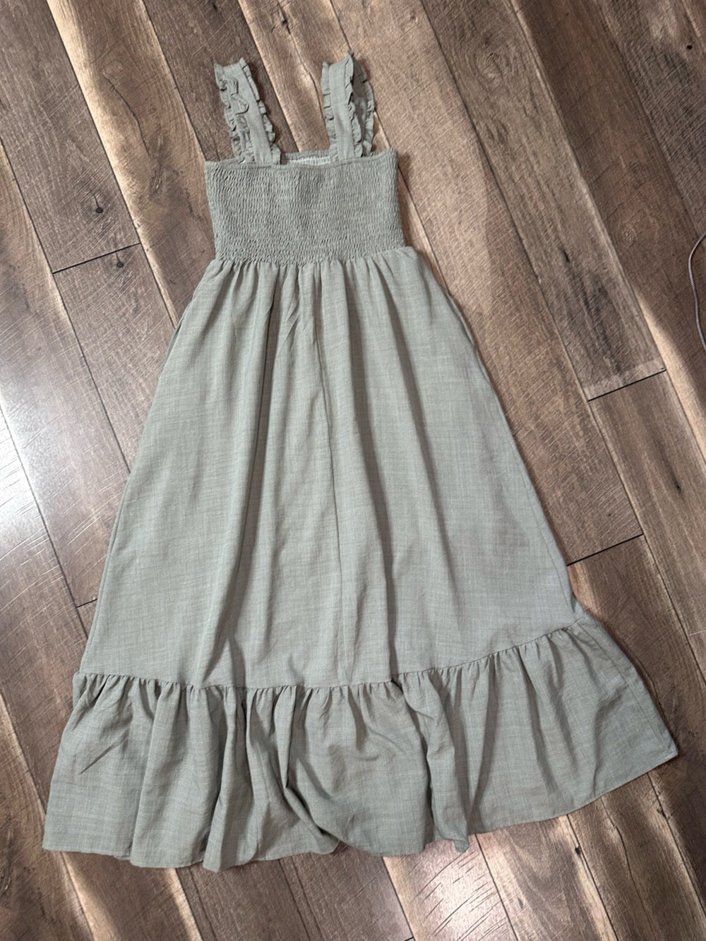 Listicle Eucalyptus Maxi Dress