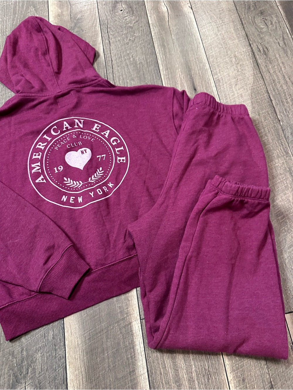 American Eagle Fleece Lounge Set