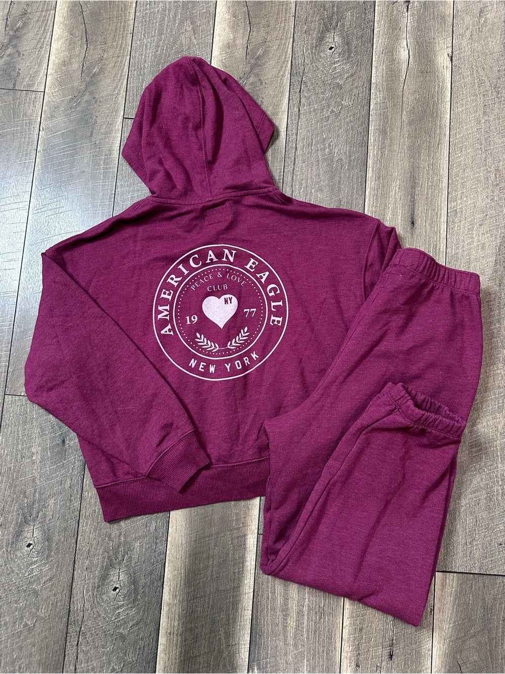 American Eagle Fleece Lounge Set