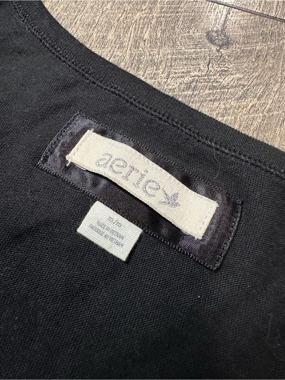 Aerie Y2K Silver Glitter Striped Mini Dress