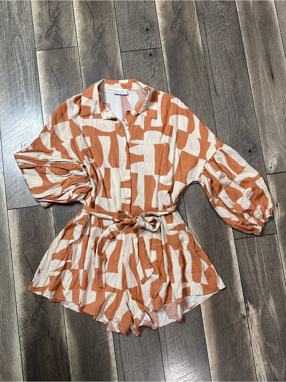 Dress Forum 3/4 Sleeve Romper
