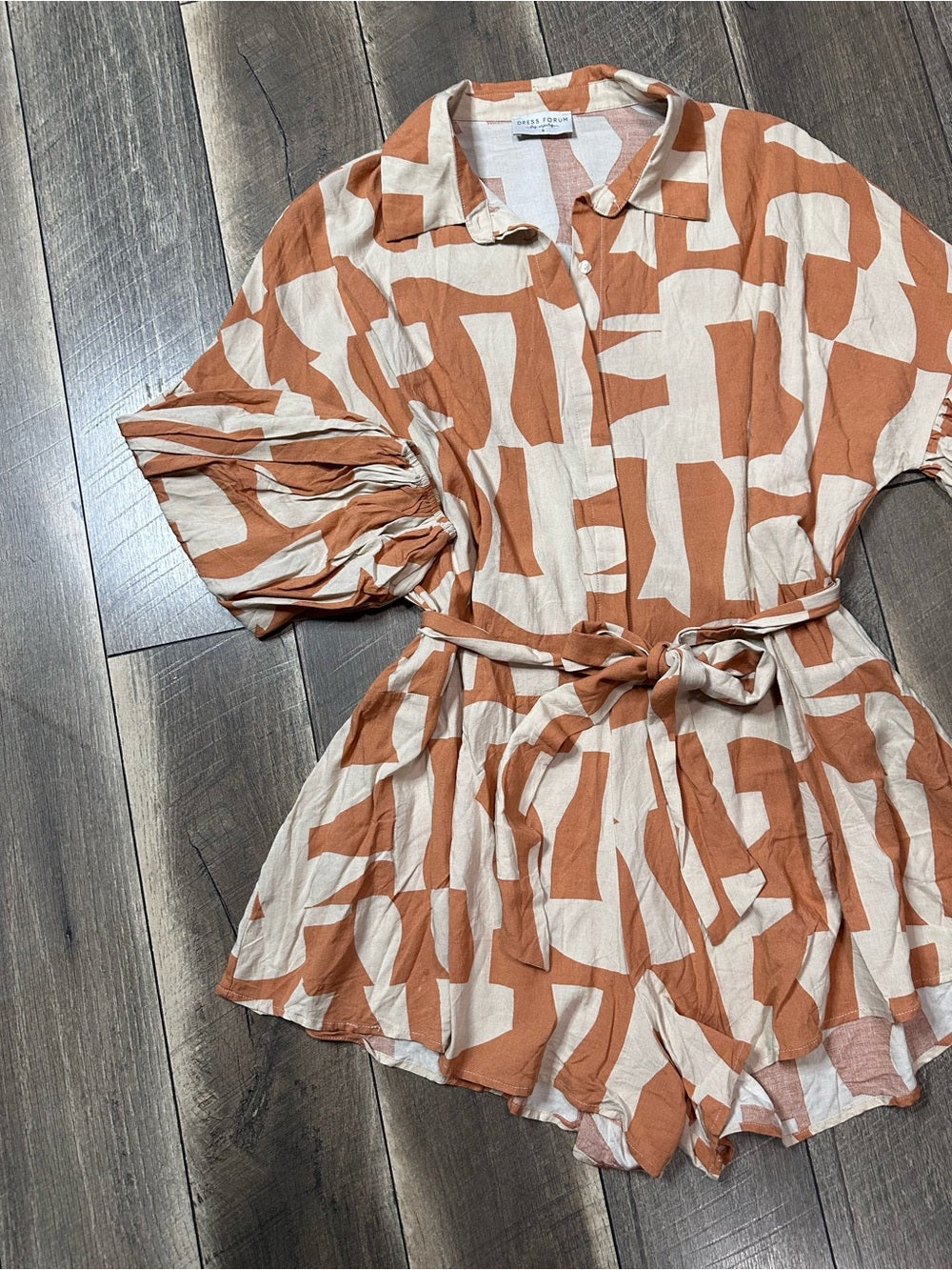 Dress Forum 3/4 Sleeve Romper