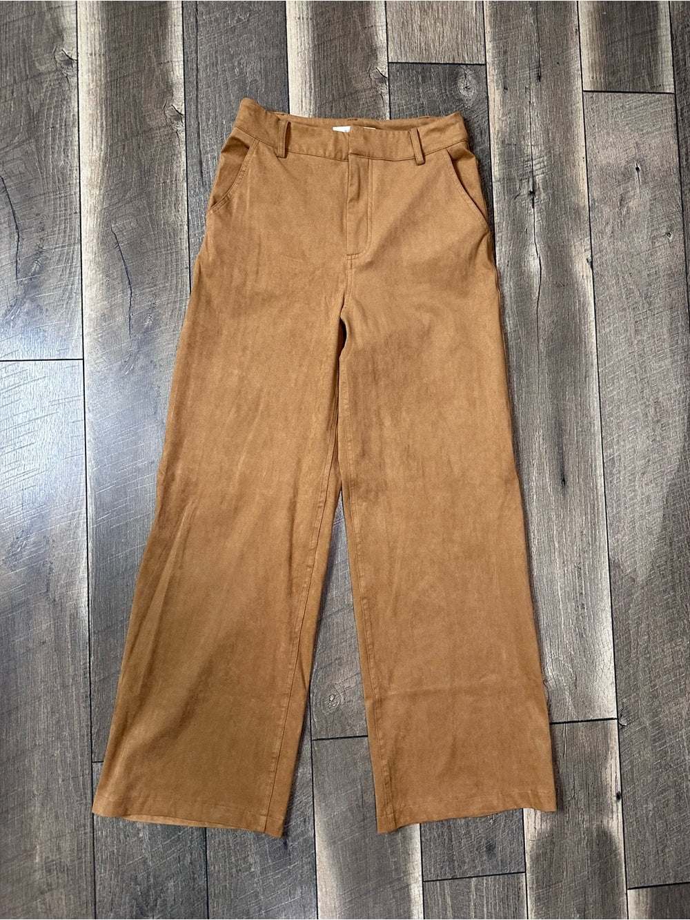 Mustard Seed Suede-Like Pants