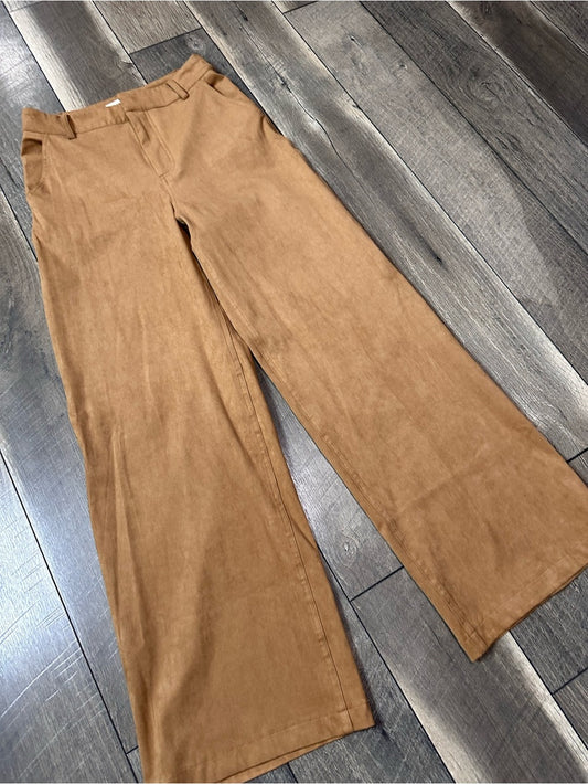 Mustard Seed Suede-Like Pants