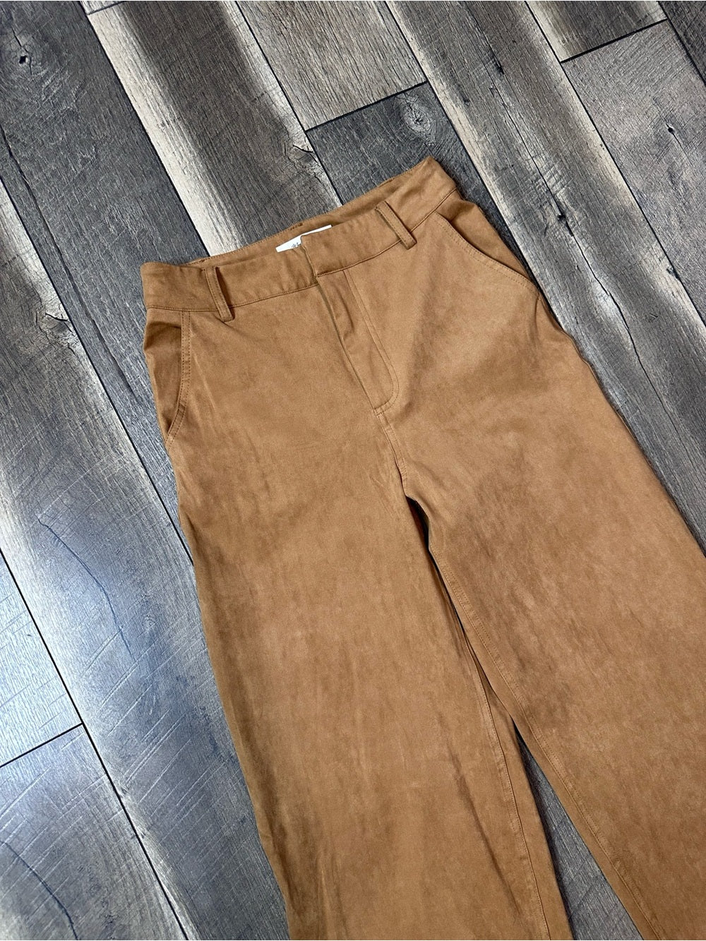 Mustard Seed Suede-Like Pants