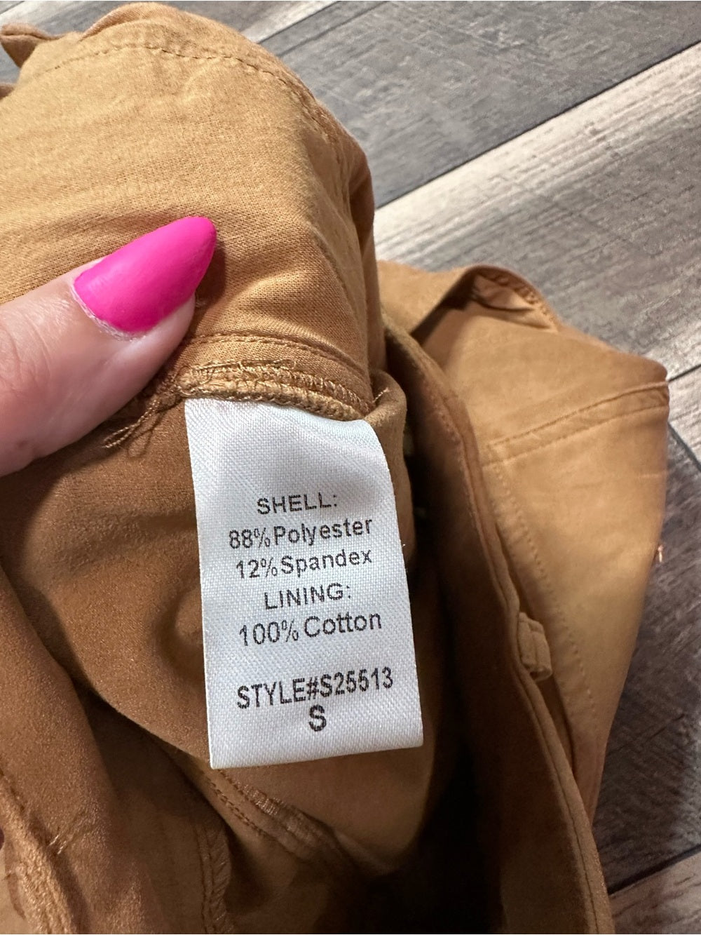 Mustard Seed Suede-Like Pants