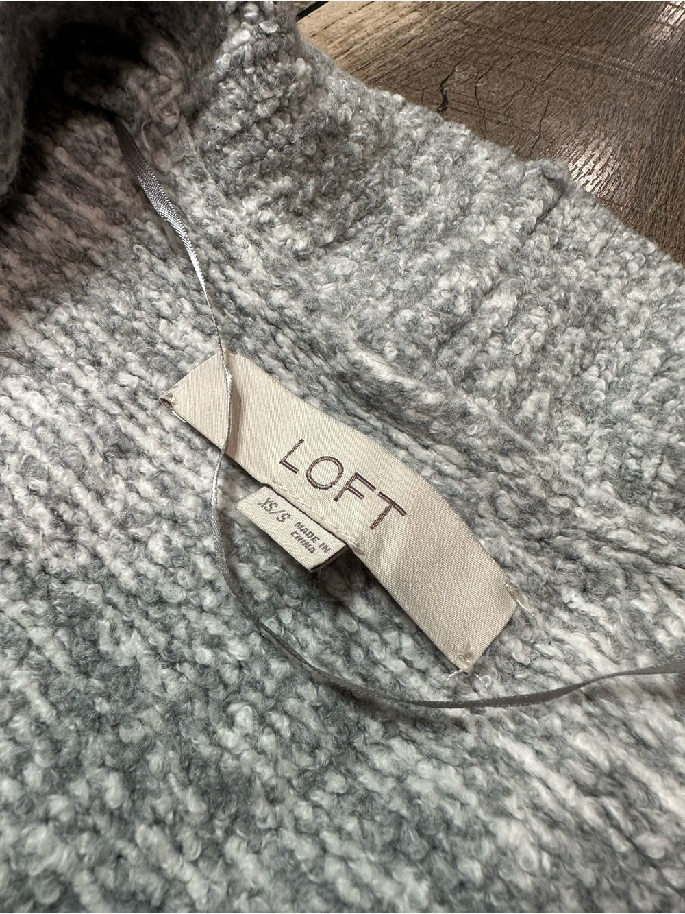 Loft Sleeveless Open Cardigan