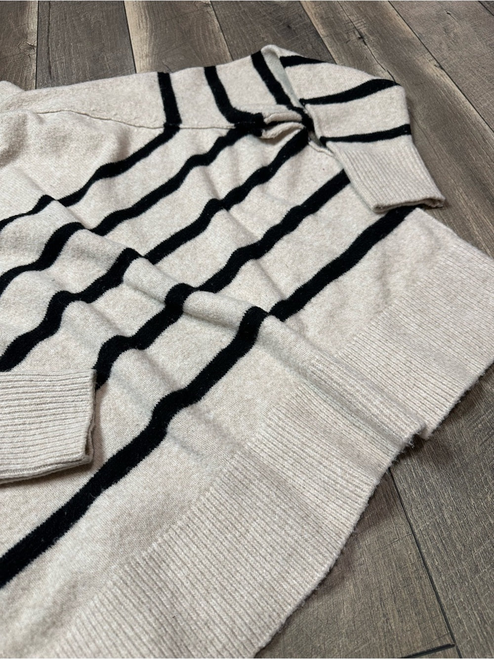 Aerie Oversized Striped Pullover Sweater