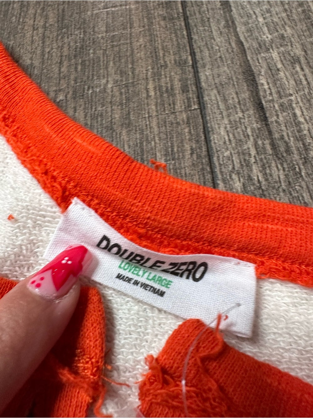 Double Zero Crop T-Shirt (new without tags)