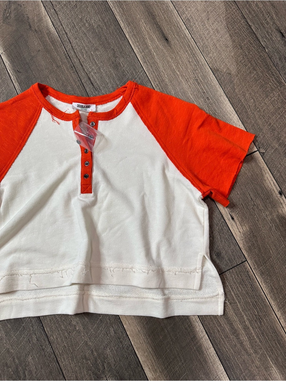 Double Zero Crop T-Shirt (new without tags)