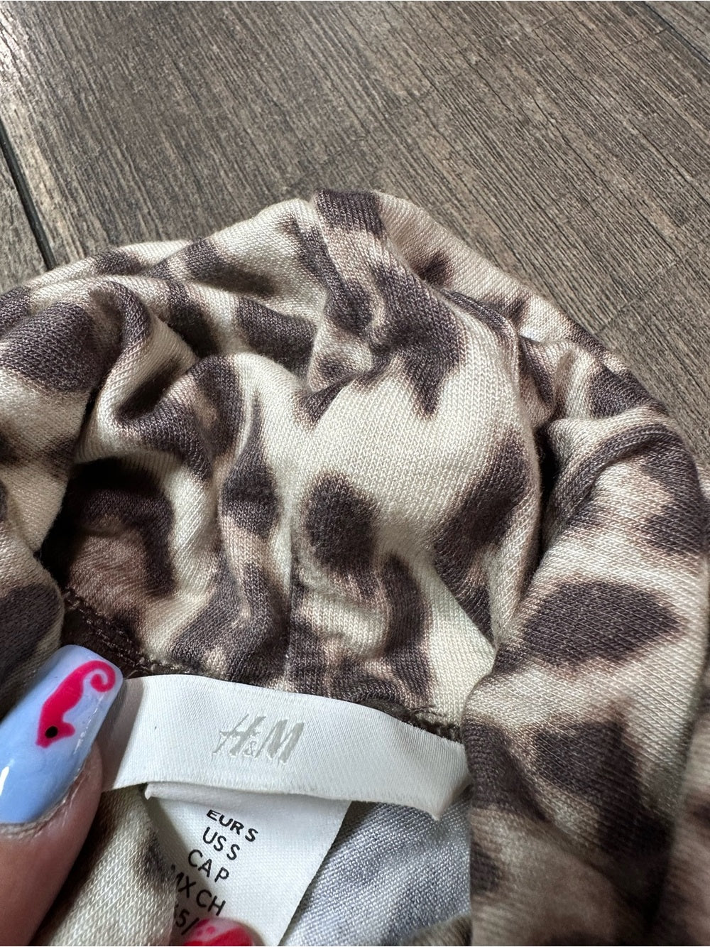 H&M Leopard Soft & Stretchy Turtleneck