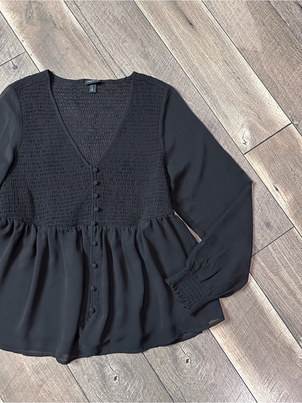 Torrid Smocked Blouse