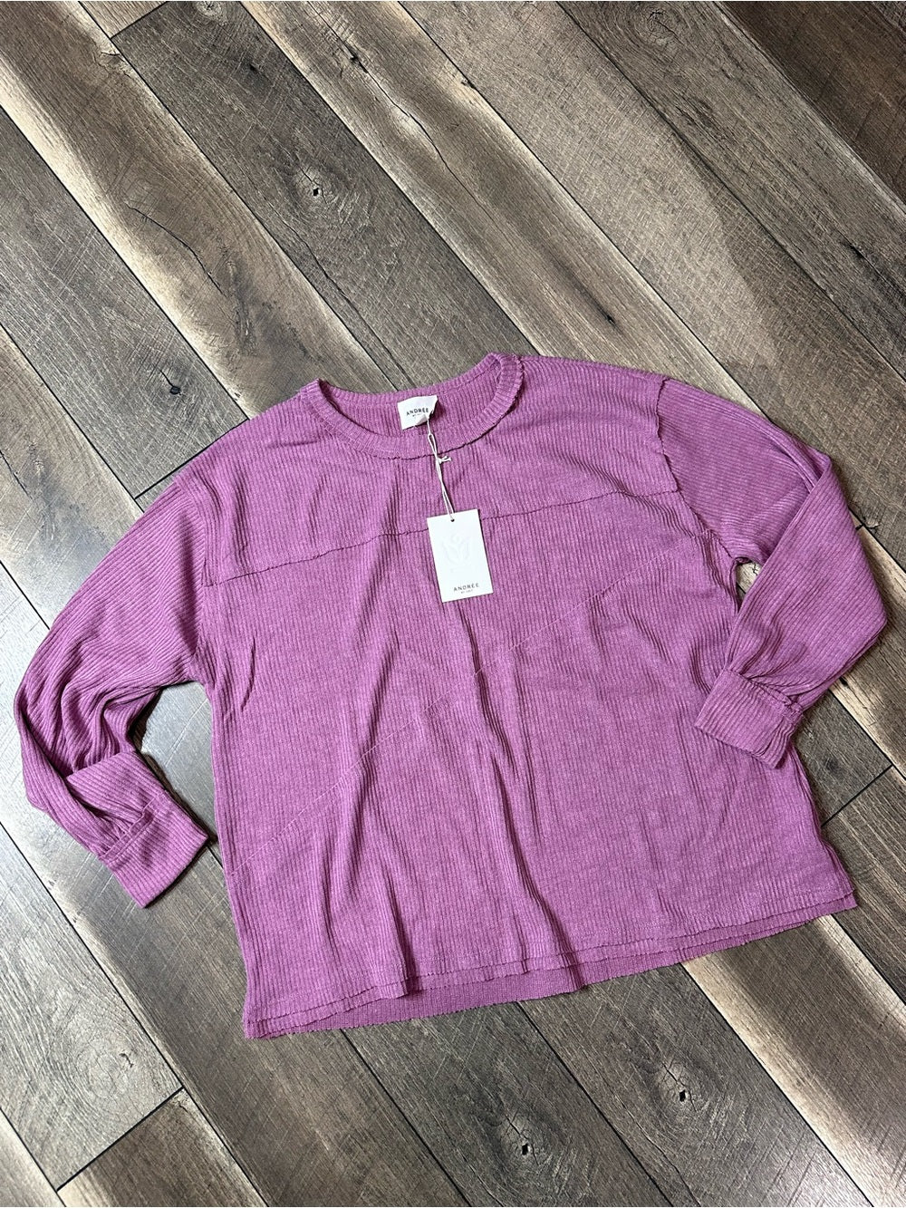Andree by Unit Purple Buttery Soft Long Sleeve
