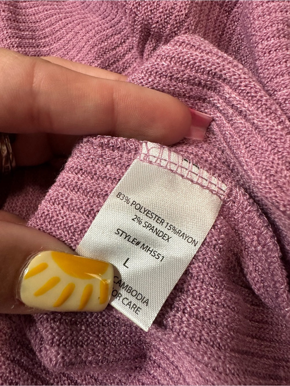 Andree by Unit Purple Buttery Soft Long Sleeve