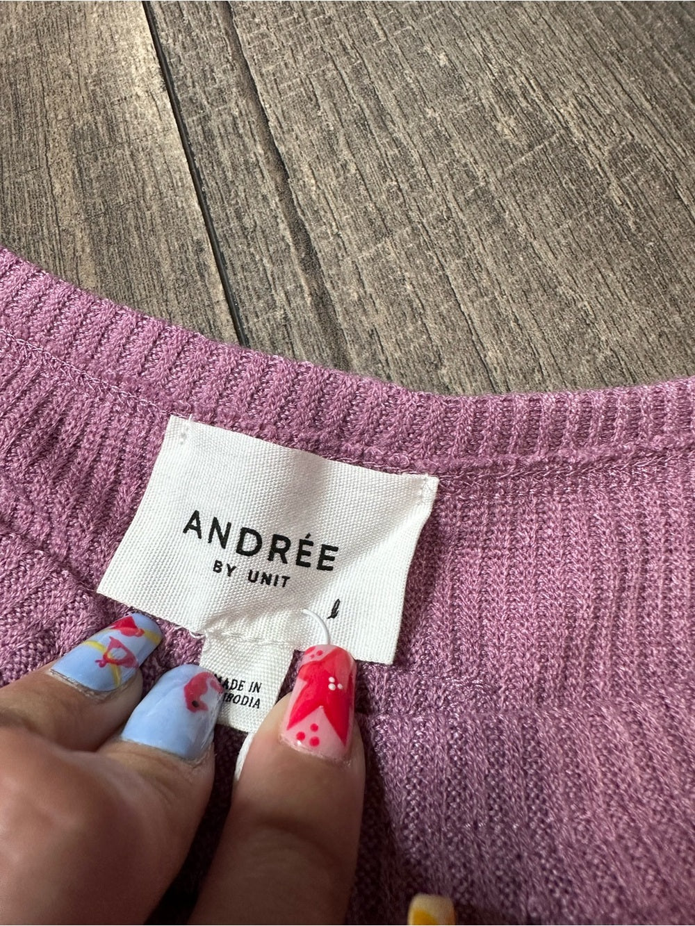 Andree by Unit Purple Buttery Soft Long Sleeve