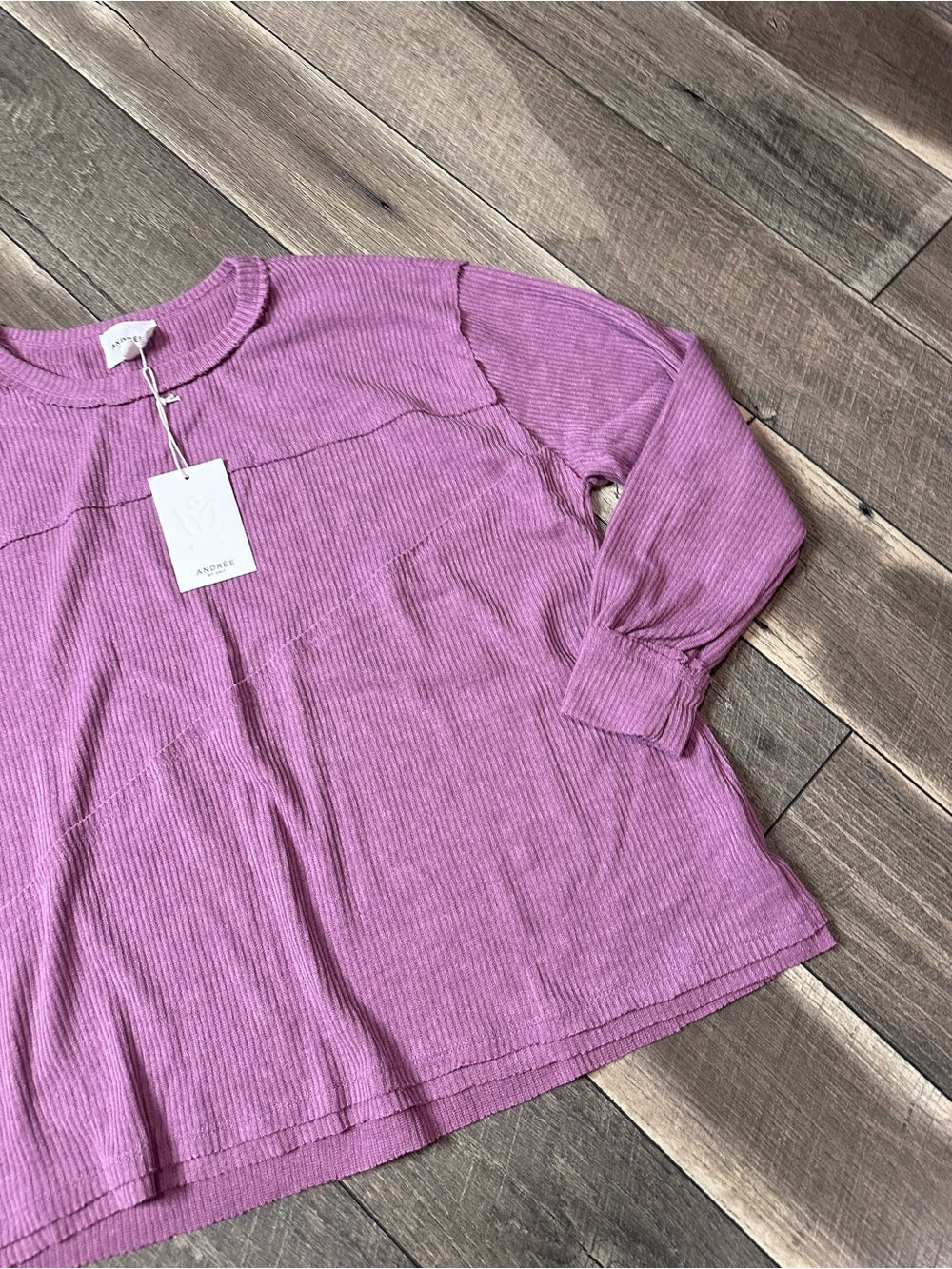 Andree by Unit Purple Buttery Soft Long Sleeve