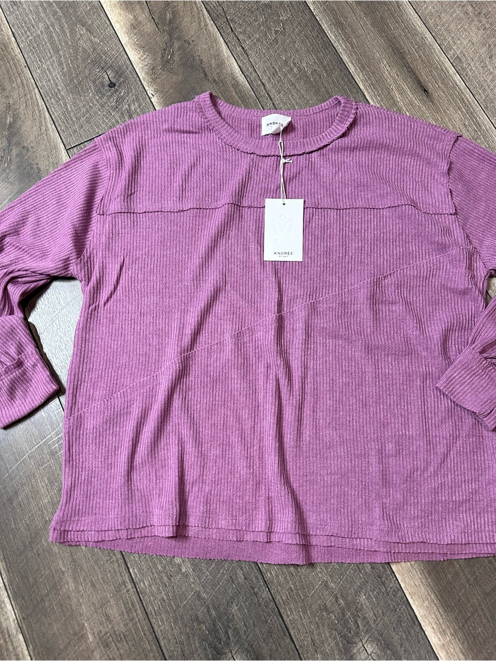 Andree by Unit Purple Buttery Soft Long Sleeve