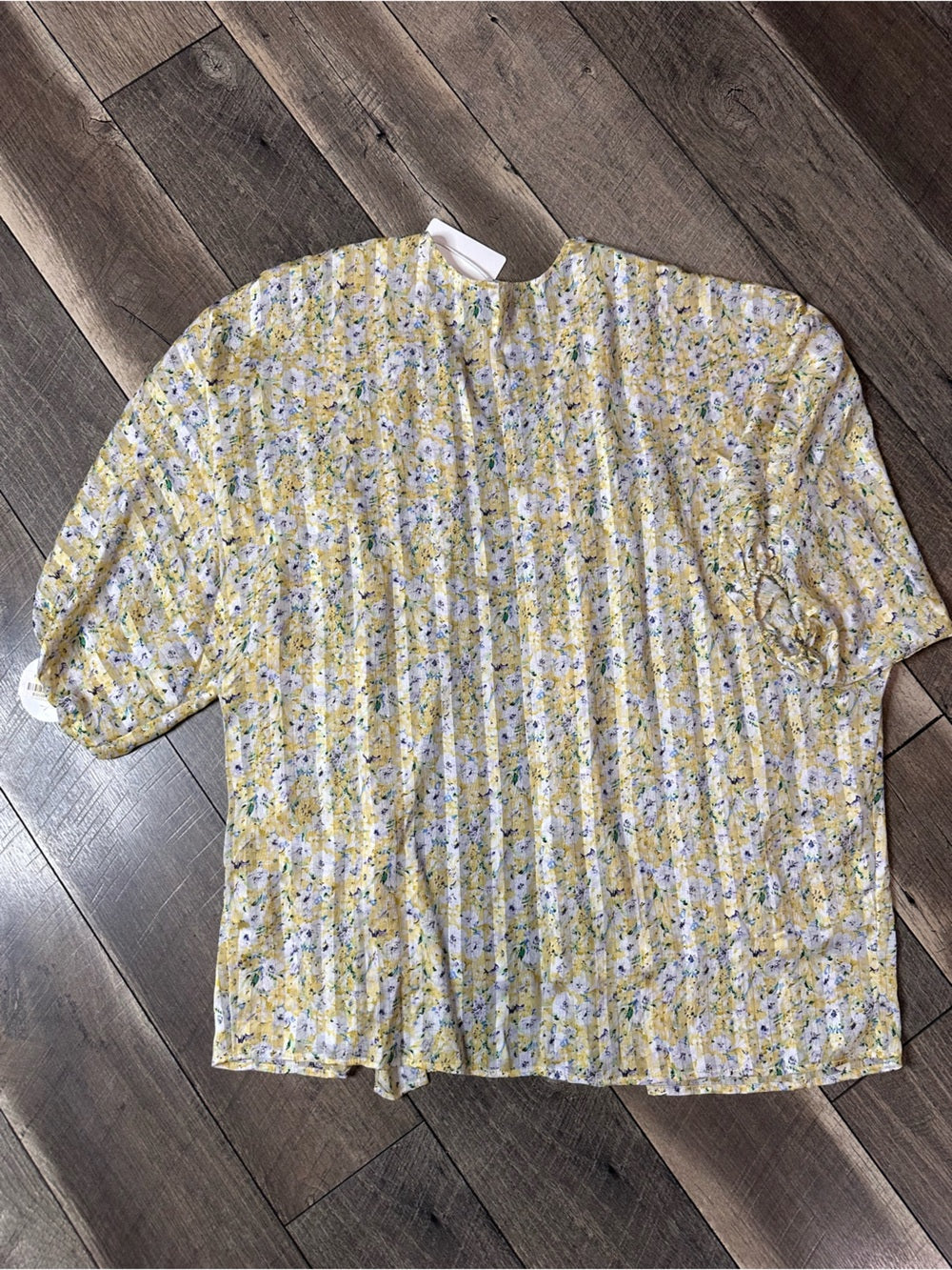 Heyson Open Short Sleeve Floral Cardigan