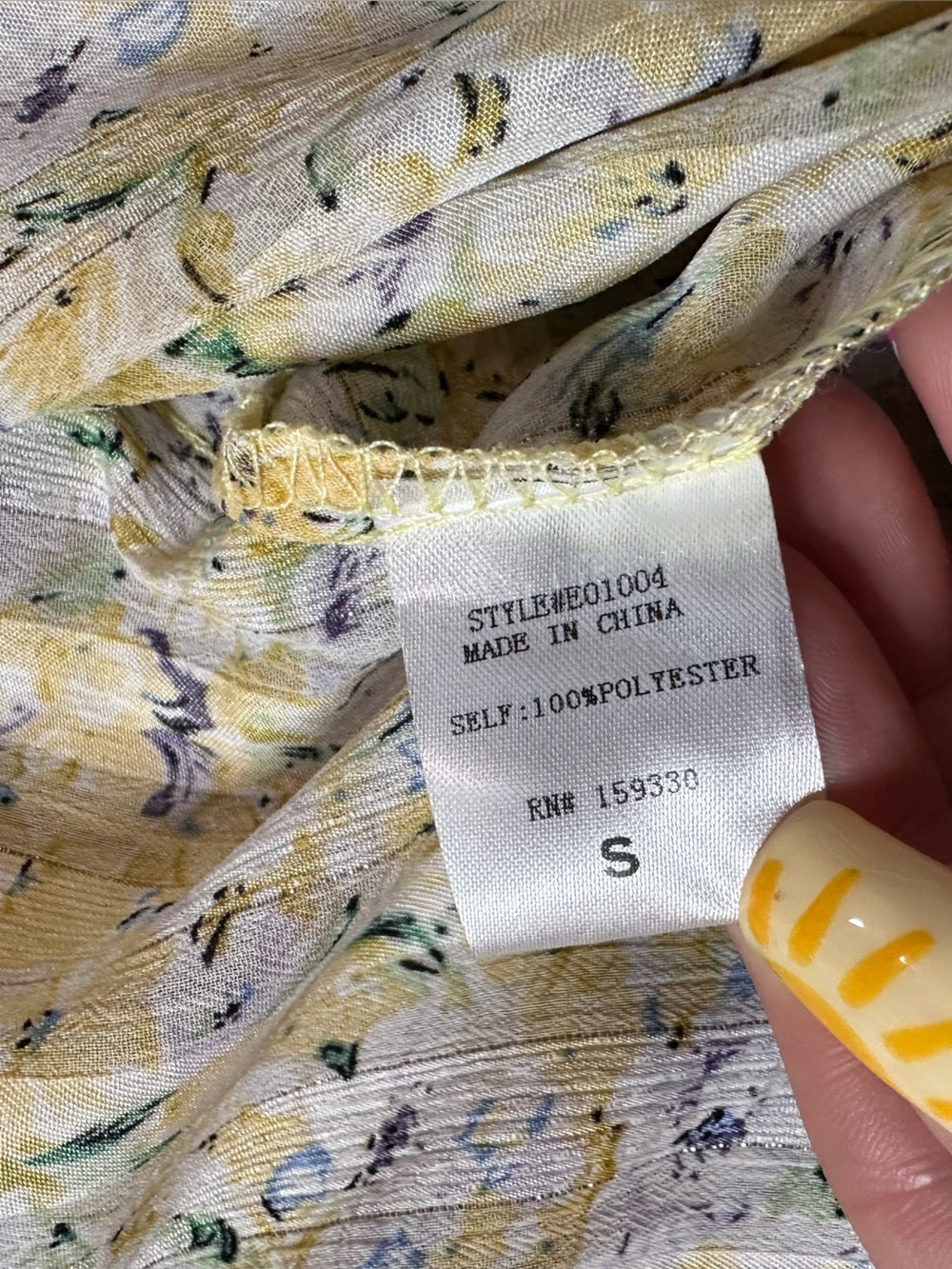 Heyson Open Short Sleeve Floral Cardigan