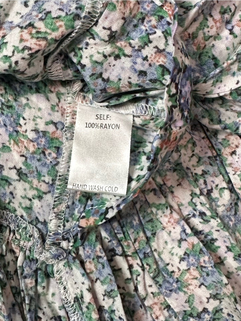 Easel Floral Ruffle Blouse