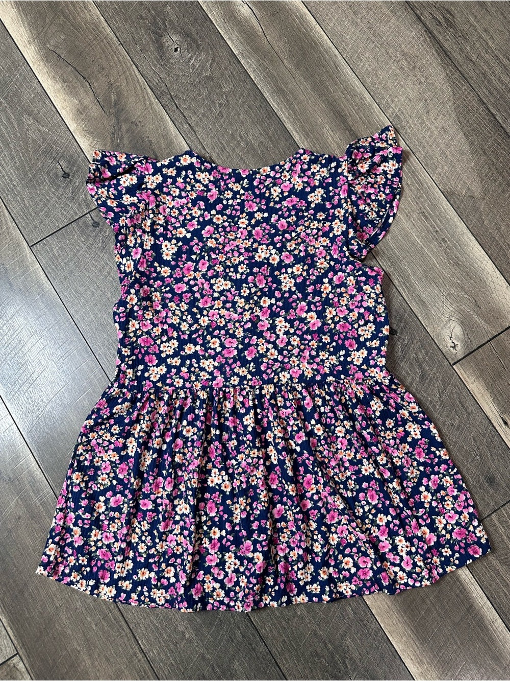 Staccato Floral Short Sleeve Top