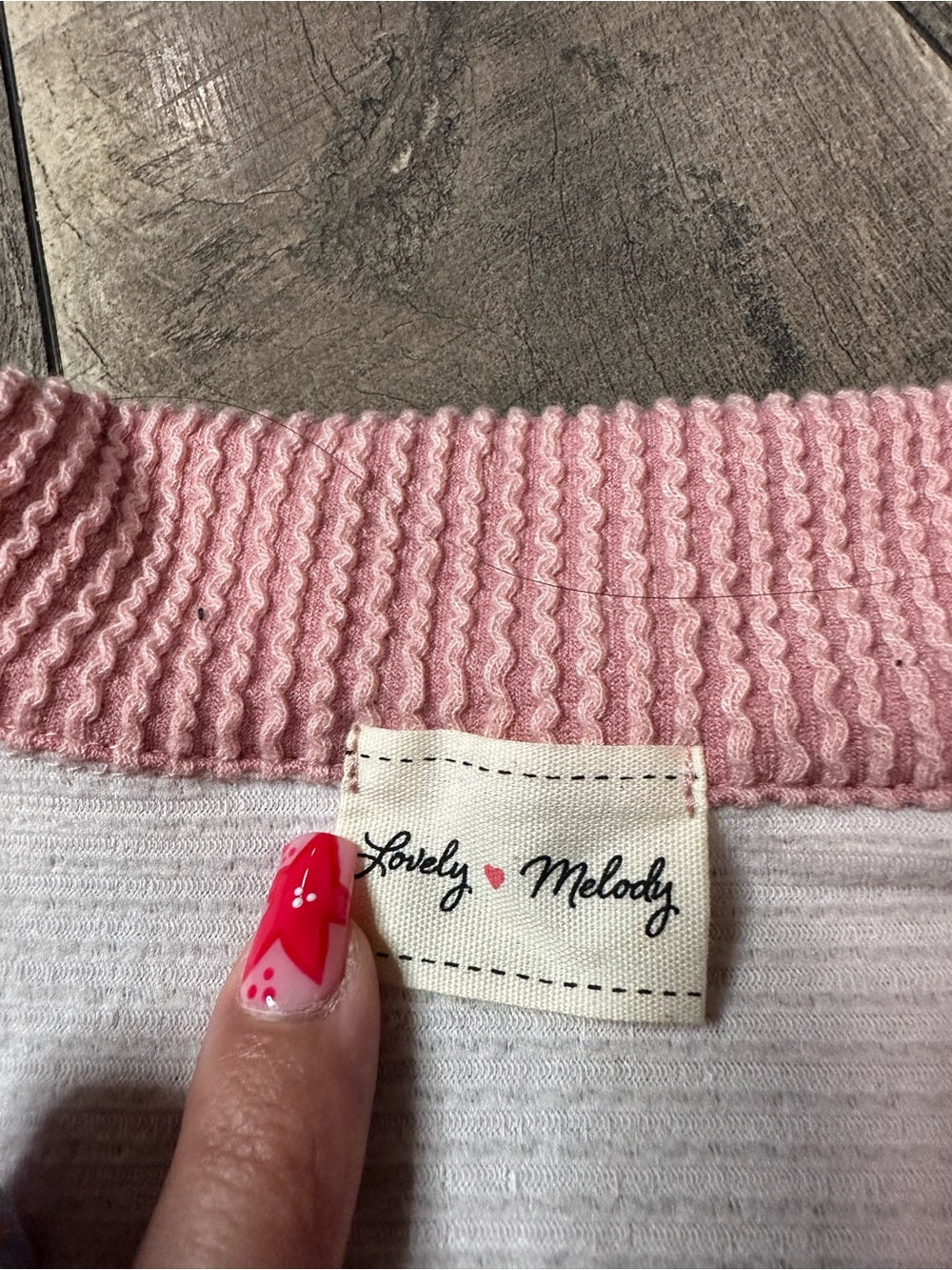 Lovely Melody Colorblock Button Down (new without tags)