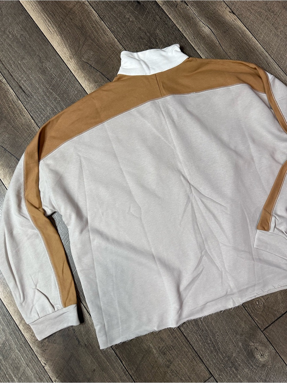Easel 1/2 Zip Oversized Pullover (new with tags)
