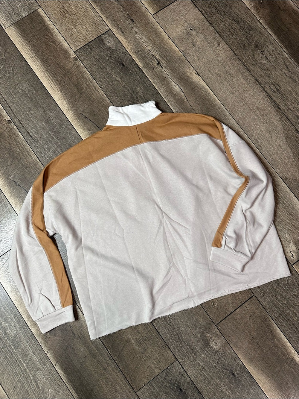 Easel 1/2 Zip Oversized Pullover (new with tags)