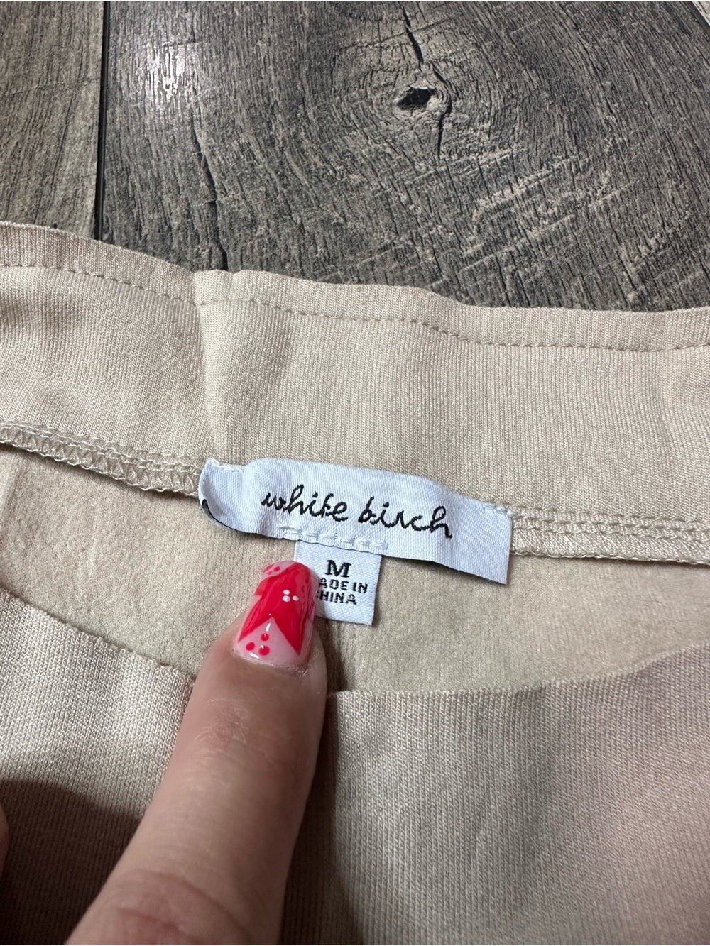 White Birch Buttery Soft Collared Neck Long Sleeve Top (new without tags)