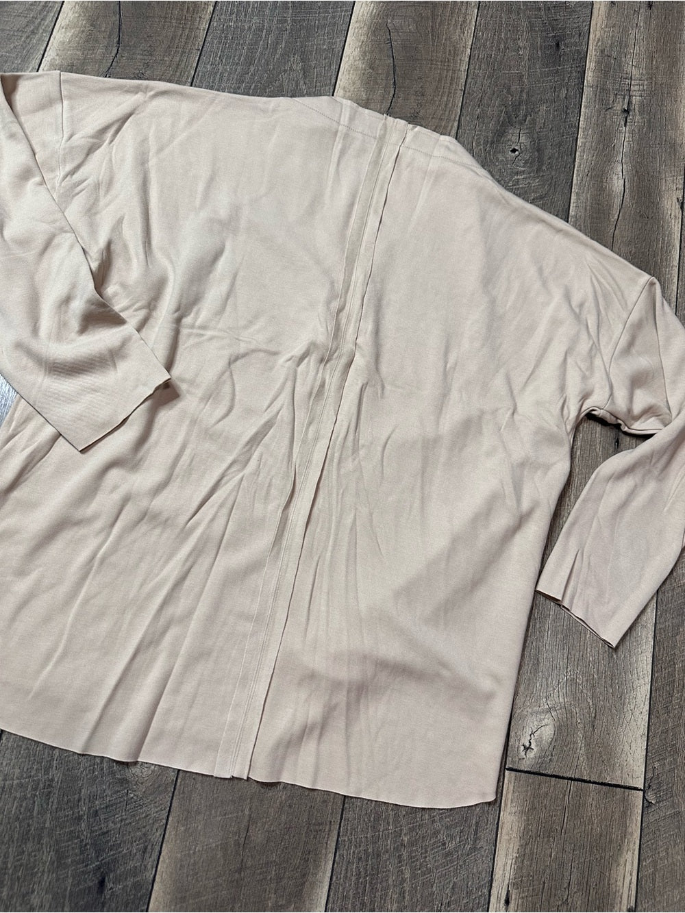 White Birch Buttery Soft Collared Neck Long Sleeve Top (new without tags)