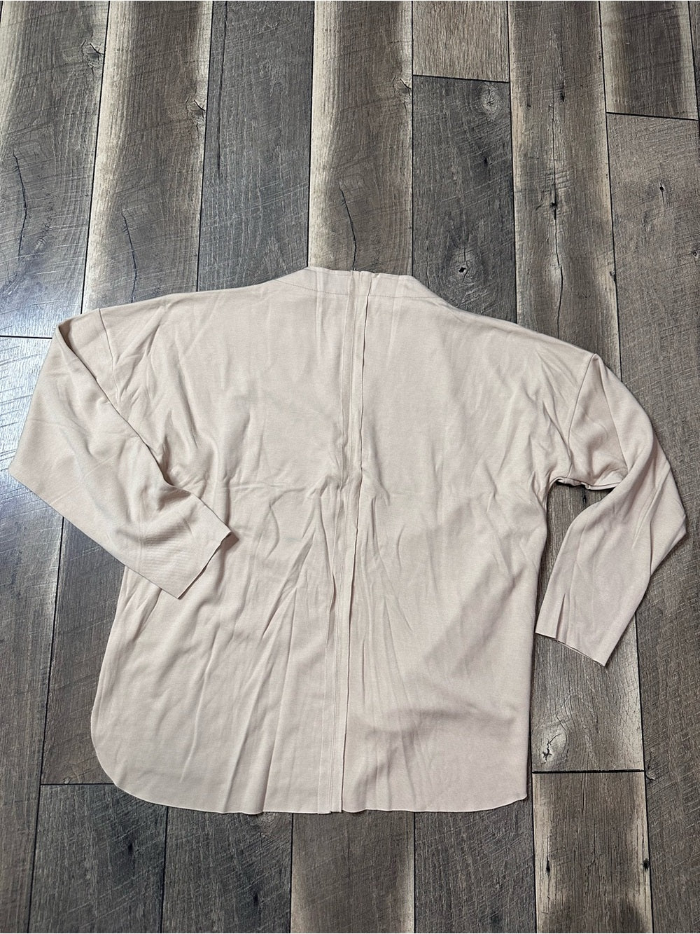 White Birch Buttery Soft Collared Neck Long Sleeve Top (new without tags)